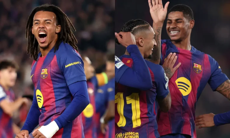 برشلونة وآينتراخت فرانكفورت