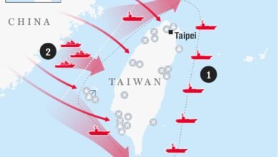 تحركات الجيش الصيني حول تايوان 2026