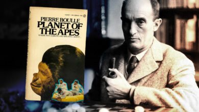 غلاف رواية كوكب القردة بيير بول الأصلية