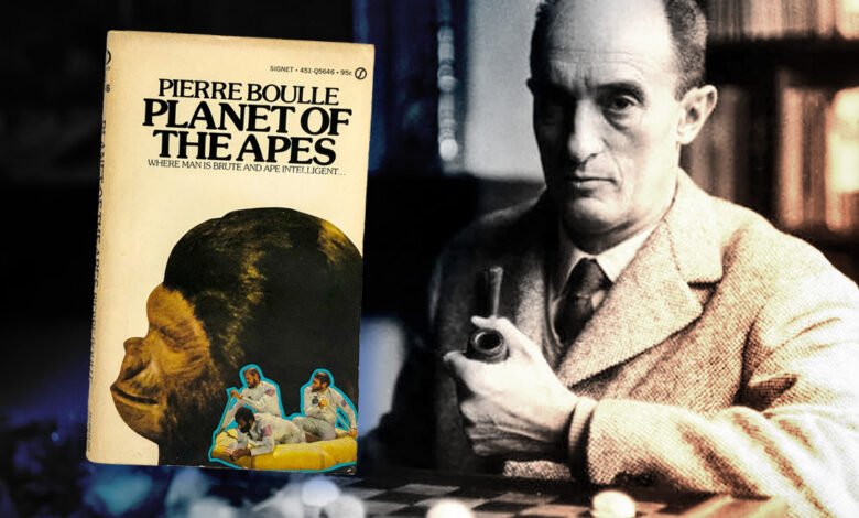غلاف رواية كوكب القردة بيير بول الأصلية